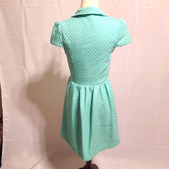 Kensie mint green Retro dress with cap sleeves size small - Picture 2 of 6